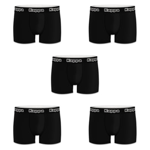 Pack 5 calzoncillos Kappa en color negro para hombre