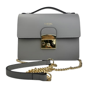 Bolso Cruzado Cheval Firenze Isabella Gris Claro