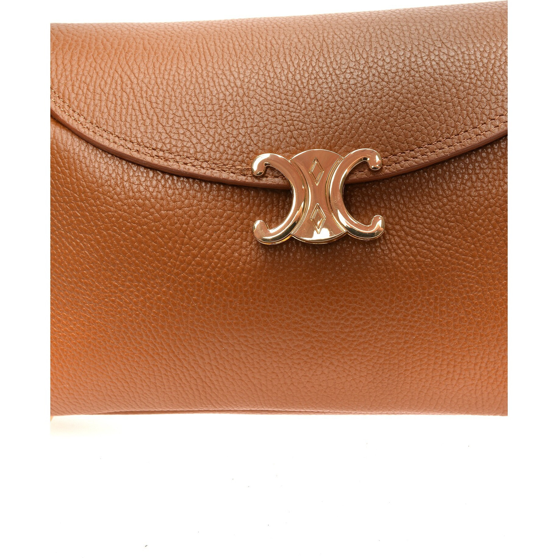 Borsa a mano Anna Luchini Cammello