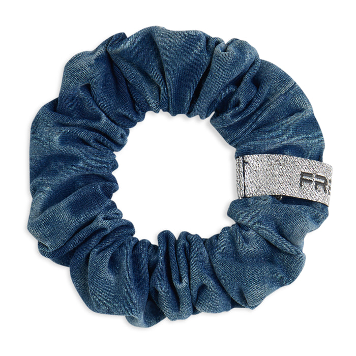 Elastico per capelli in denim con logo FREDDY