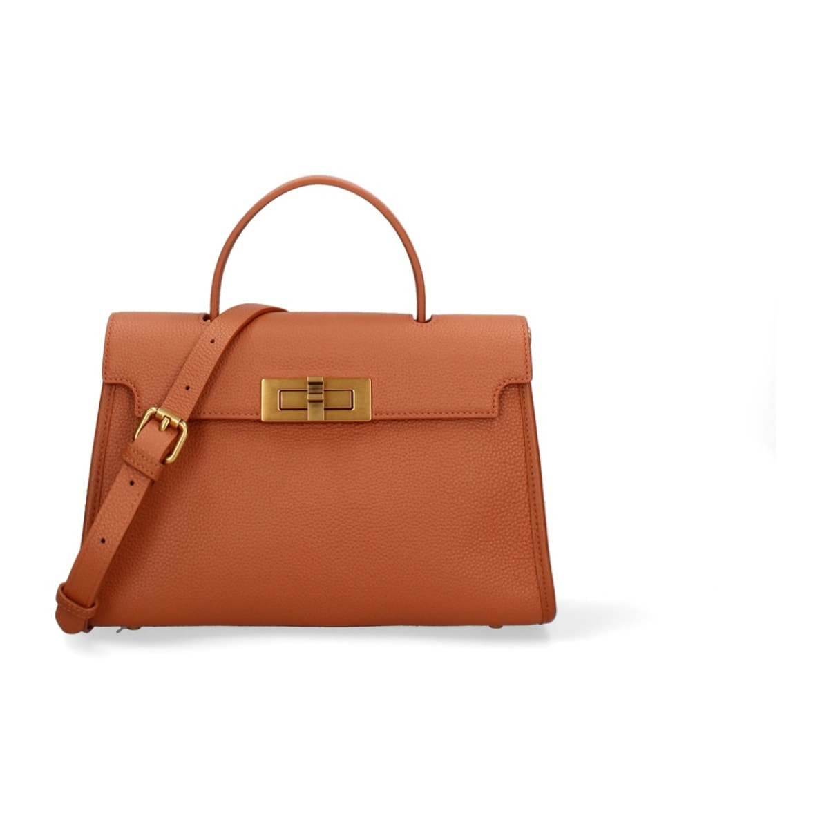 Borsa a mano da donna Made in Italy - Modello Embera Plus - 100% pelle - 28.0 x 17.0 x 9.0 cm