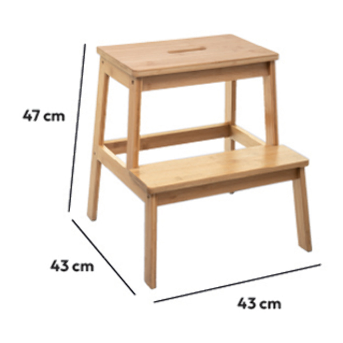 Marchepied Bambou 2 marches