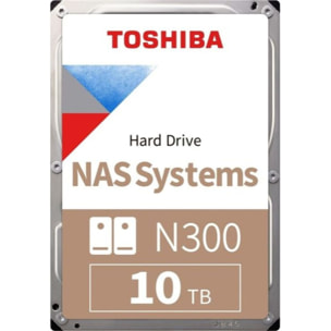 Toshiba N300 10 To – Disque dur NAS 7200 tr/min usage continu