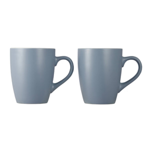Juego de tazas 340ml en porcelana bone
