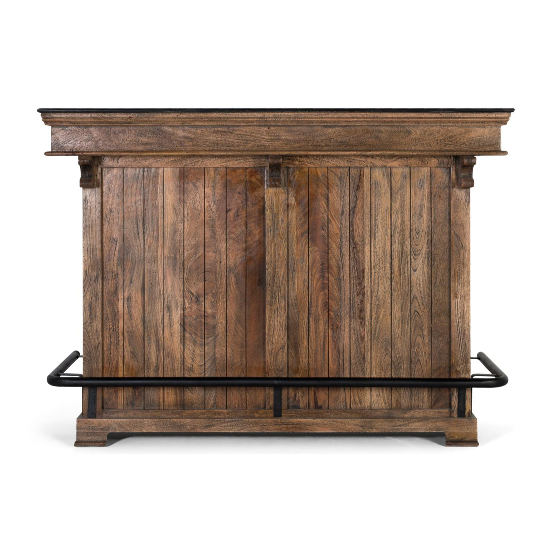 Muebles Bar de Madera de Mango 150 Cm Estilo Rústico Moderno