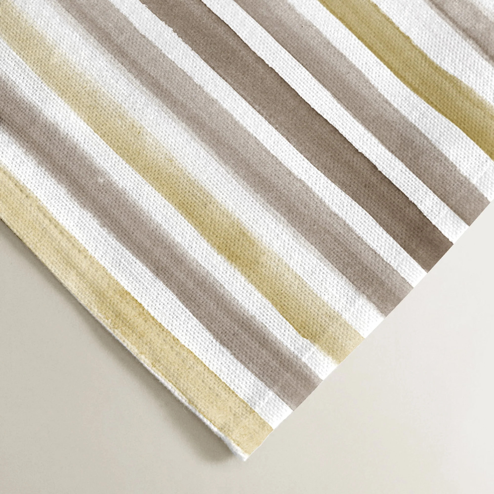 Lot de 4 serviettes Naiara Marron