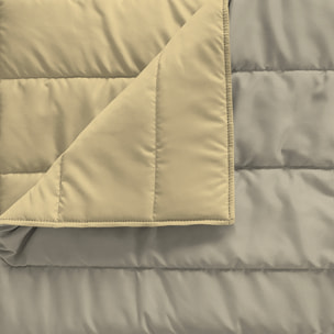 TRAPUNTINO ESTIVO BASIC MATRIMONIALE, TINTA UNITA DOUBLEFACE