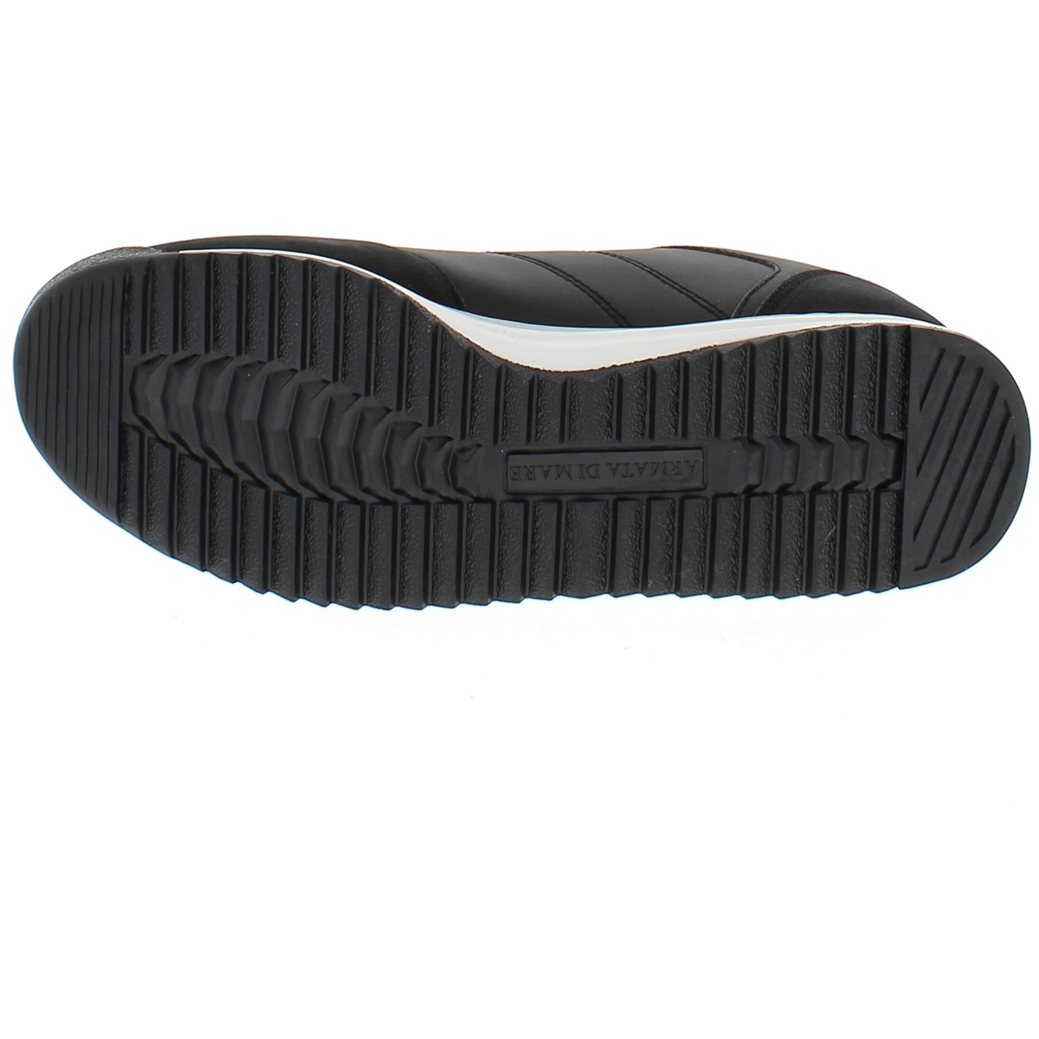 Armata di Mare Scarpe Uomo Sneakers Casual Stringate con Soletta Rimovibile in Memory Foam AMU 1D943 Black