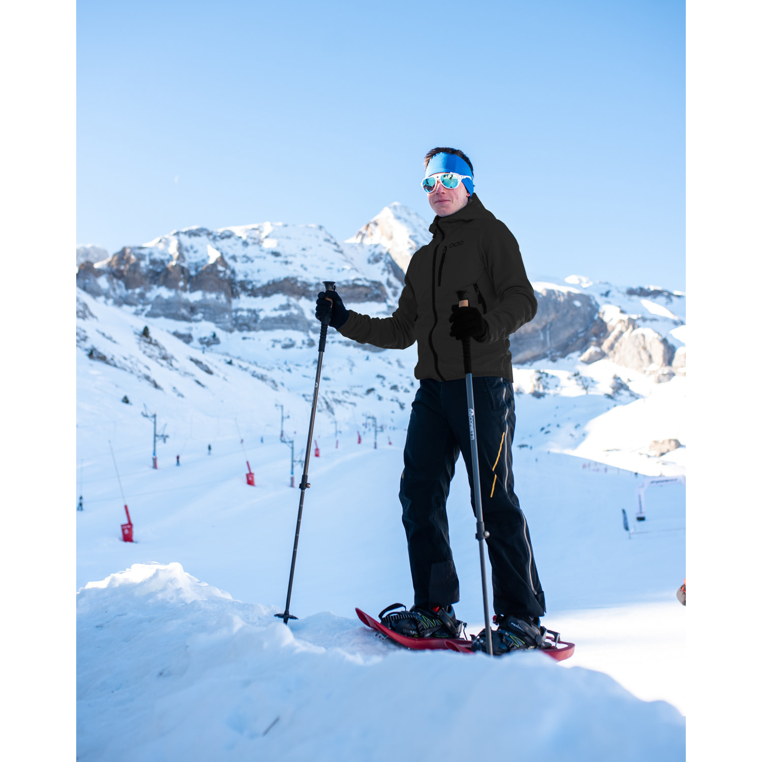 Chaqueta ECOActive Hybrid Insulated Jacket with cap marca ECOON - Azul marino