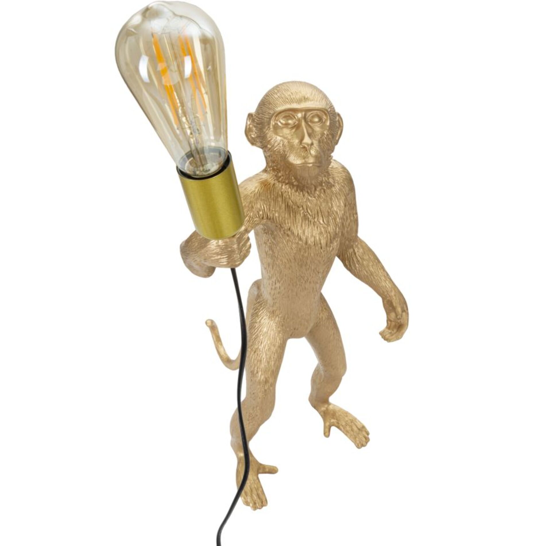 LAMPADA DA TAVOLO MONKEY ORO CM Ø 26X34X55