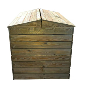 Composteur en bois 500L "Douglas" 80 x 80 x 85 cm