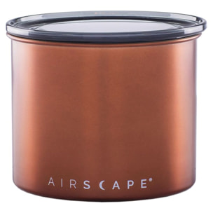 Boite à café AIRSCAPE métal 250gr Cuivre brossé
