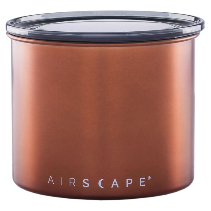 Boite à café AIRSCAPE métal 250gr Cuivre brossé