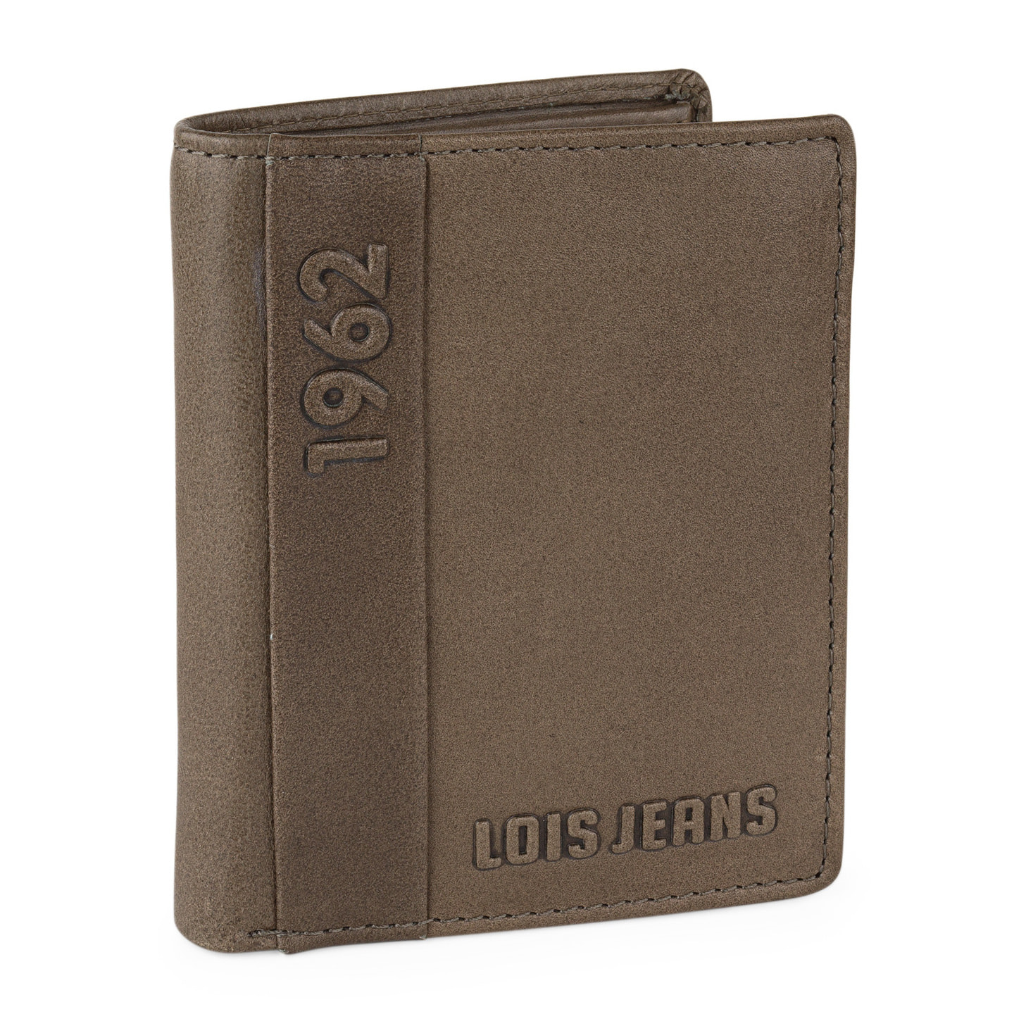 Cartera Hombre Piel Lois Elk Marron Oscuro