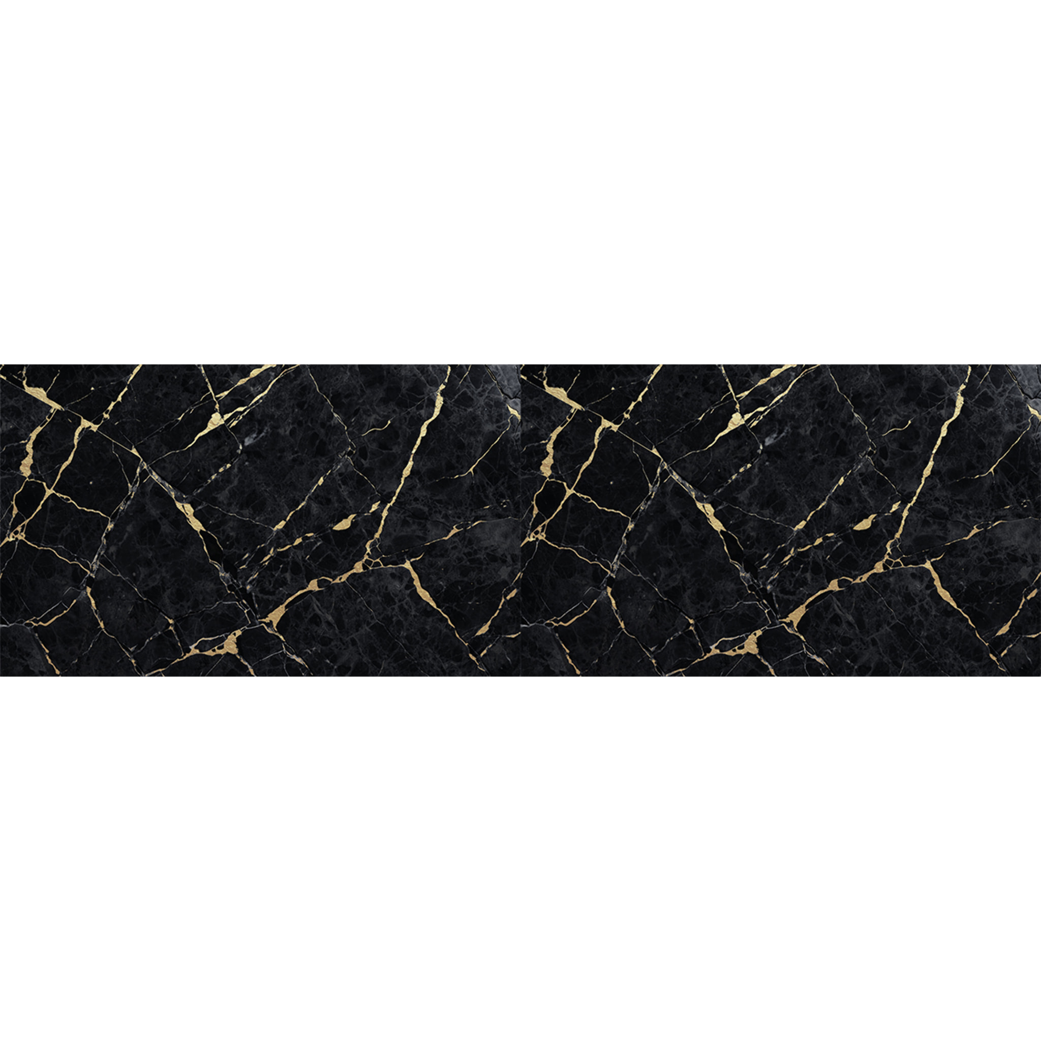 Sticker crédence adhésive - MARBRE NOIR SABLÉ - 60x200cm
