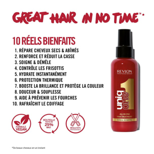 UNIQONE™ - Shampooing et Après-Shampoing 10 Bienfaits Rouge Classique
