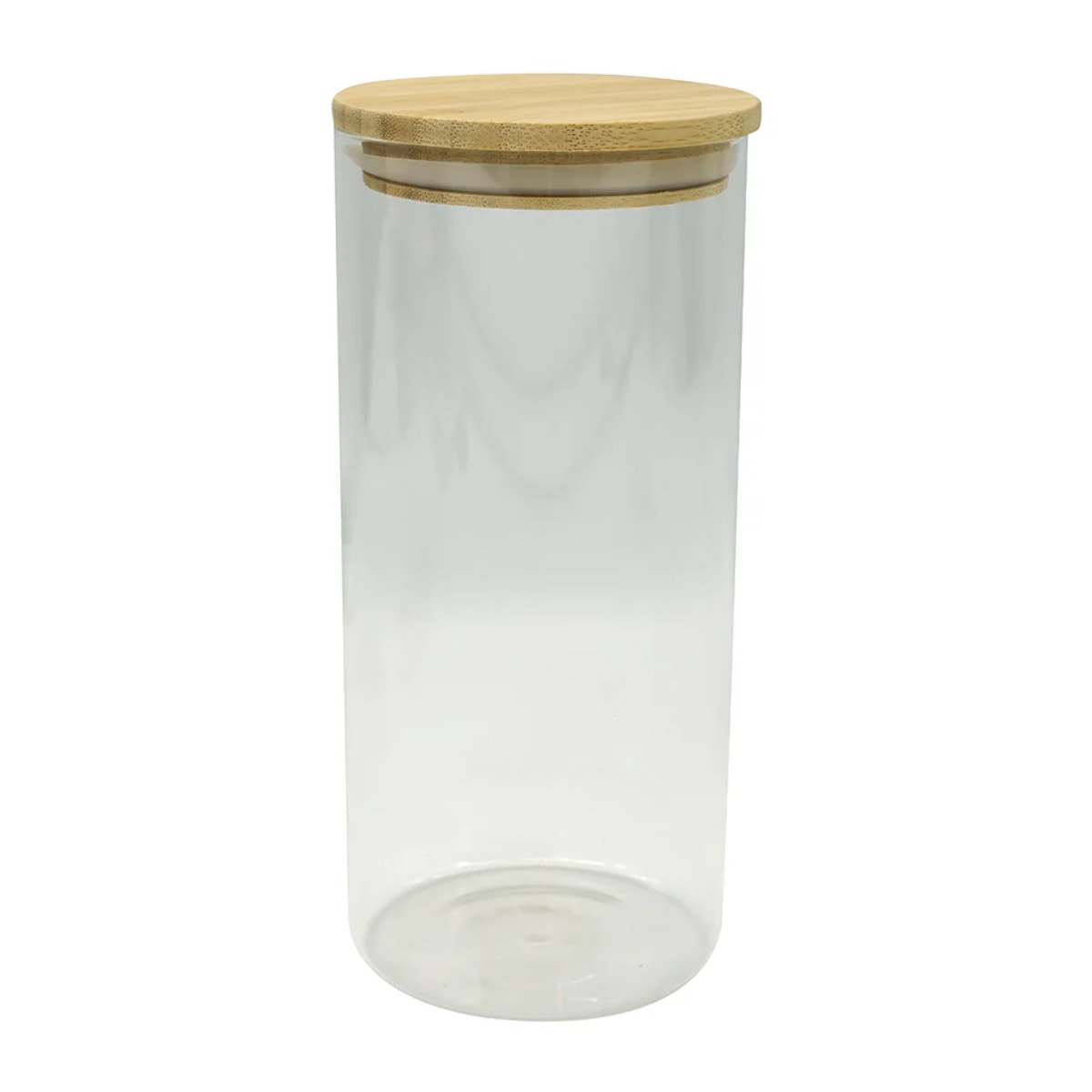 Boite de conservation en verre avec couvercle en Bambou Fackelmann Nature