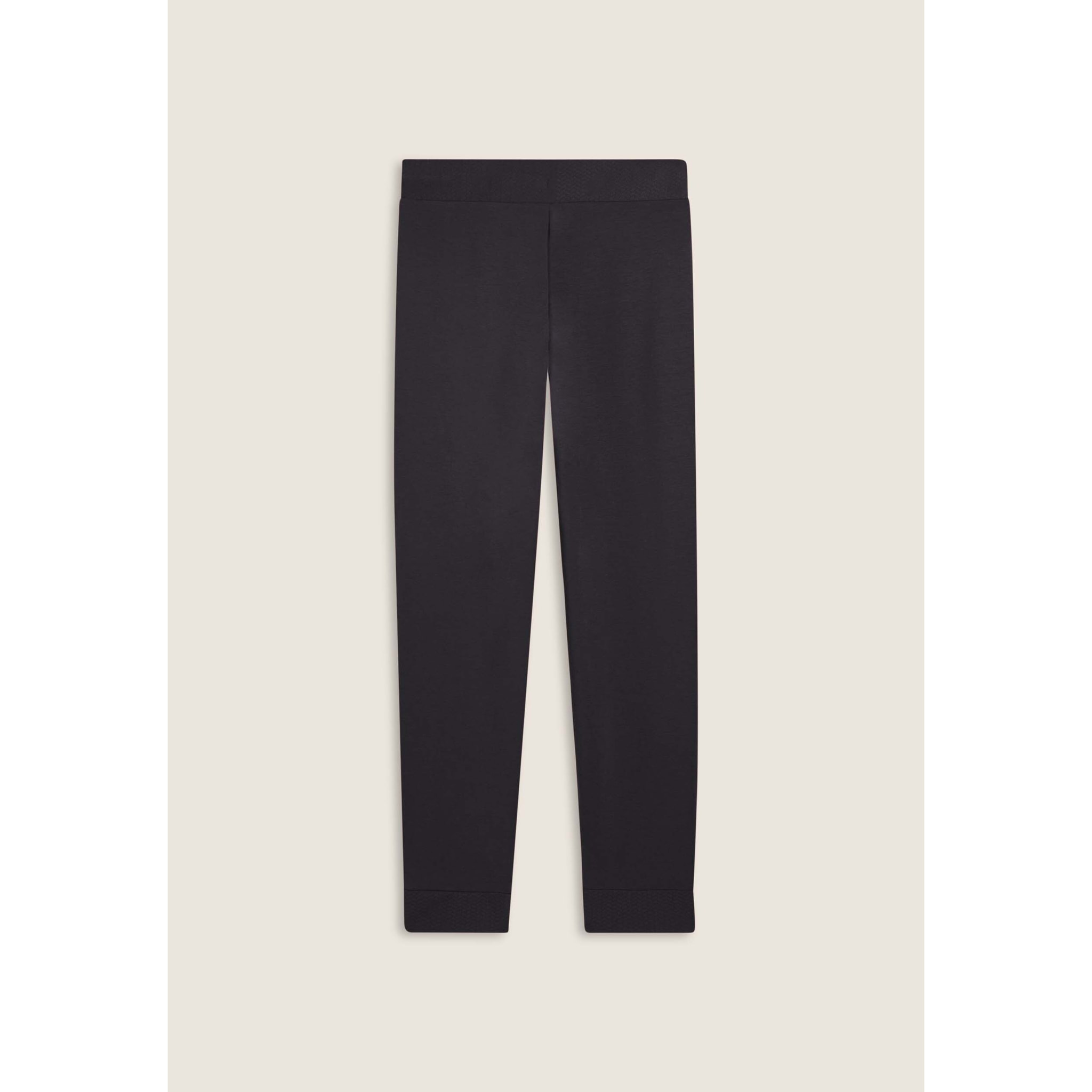 Pantaloni donna regular morbidi con dettagli micro-trecce