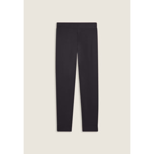 Pantaloni donna regular morbidi con dettagli micro-trecce
