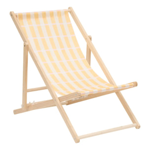 Chilienne de jardin pliable jaune