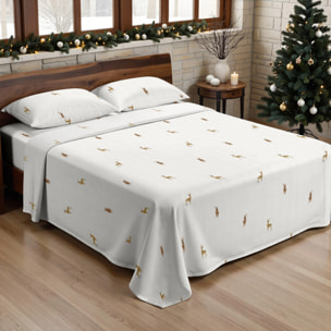 Parure de lit 100% coton Forest Cerf