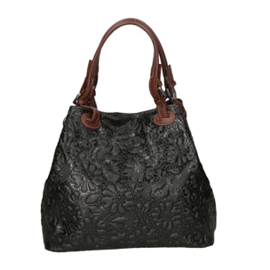 Borsa a mano da Donna Elenia in Vera Pelle Made in Italy 29x33x16 cm