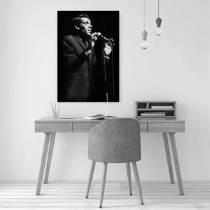 Tableau chanteur célèbre jacques brel en scène Tableau plexiglas