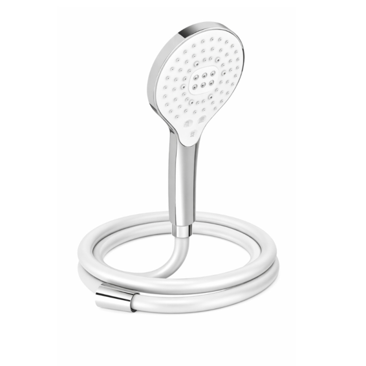 Pommeau de douche 3 jets Metro signature chromé + flexible