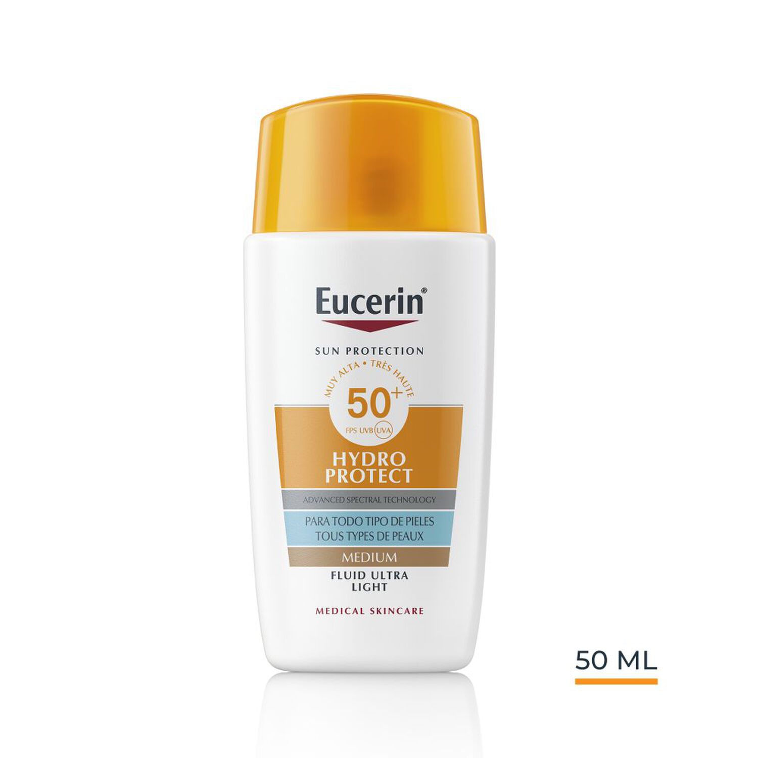 Sun Hydro protection SPF50+ - Fluide Ultra-Léger Teinté 50 ml