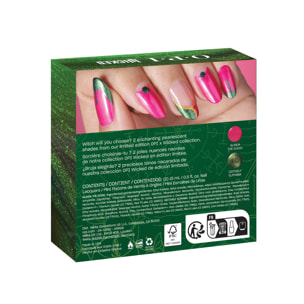 Nail Lacquer - Coffret Vernis - Vernis à ongles tenue jusqu'à 7 jours - 2x15ml