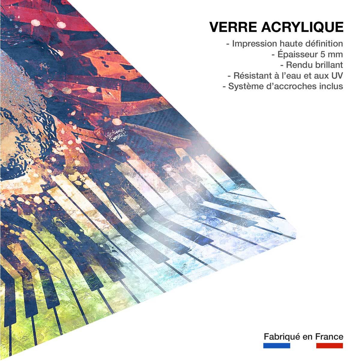 Tableau gainsbourg touch  Tableau plexiglas