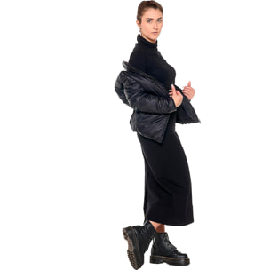 Chaqueta acolchada de invierno para mujer 'Black Ring'