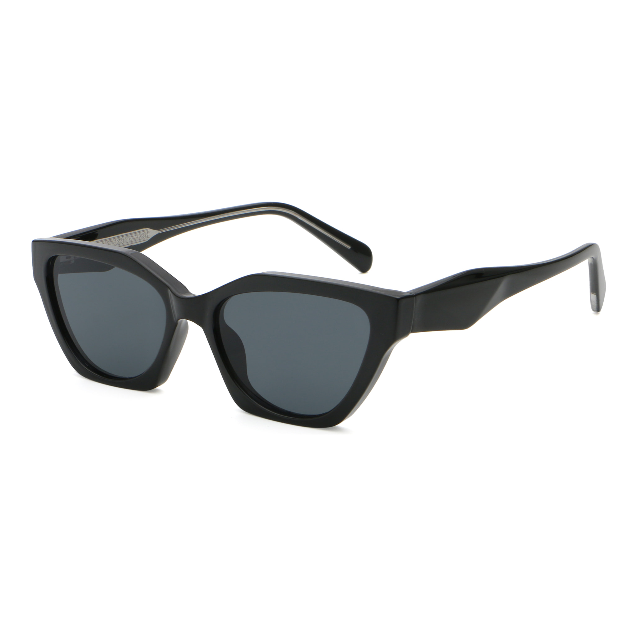 Gafas de sol OCEAN PETRA - Negro brillante / Ahumada