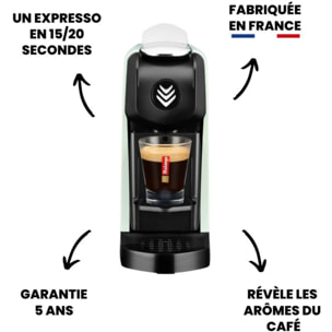 Cafetière à dosette MALONGO EOH VERT TILLEUL PASTEL