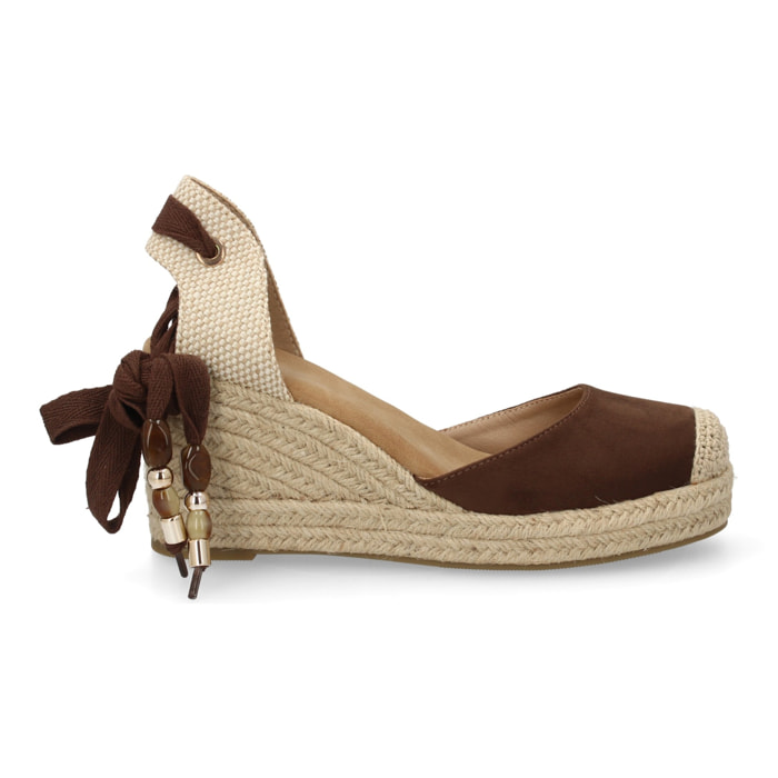 Sandalia valenciana cuña yute para mujer
