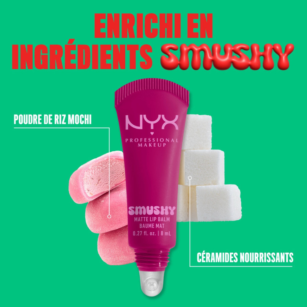 NYX Professional Makeup Smushy baume à lèvres teinté She's serving