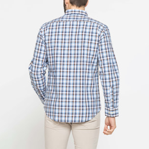 CAMICIA BUTTON-DOWN CON MANICA LUNGA E TASCHINO