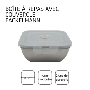 Fackelmann Boîte inox micro-ondable hermétique