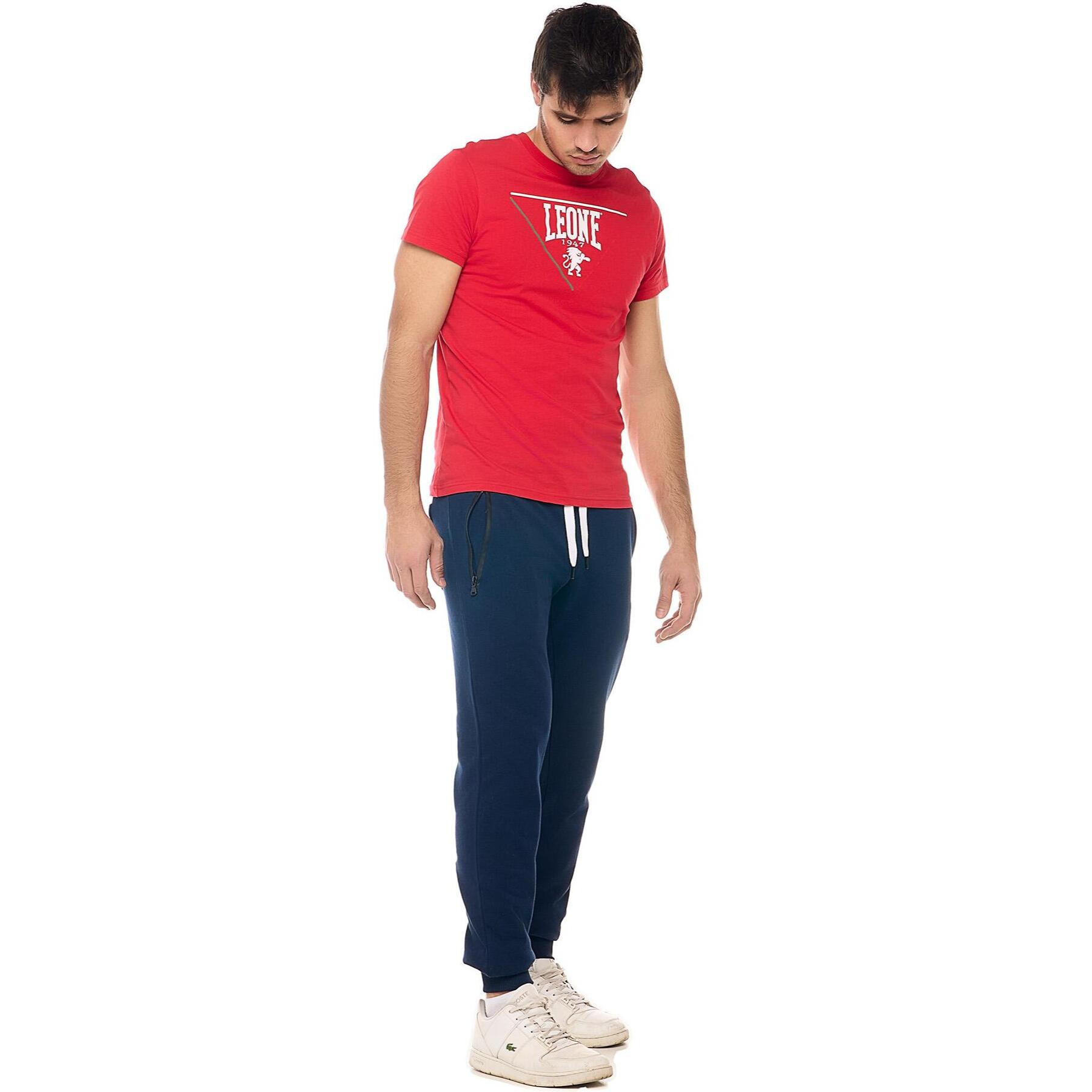 Pantaloni sportivi da uomo con polsino Leone Patch