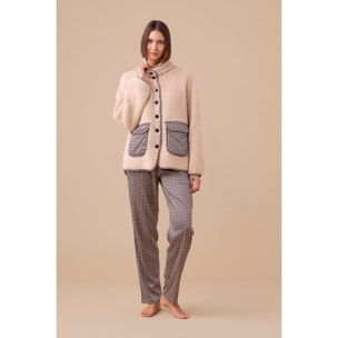 Giacca donna double face in eco-agnellino articolo sheepy Noidinotte