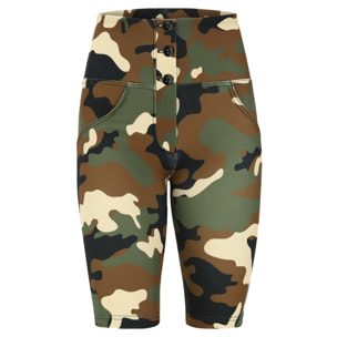 Biker push up WR.UP® vita alta traspiranti camouflage