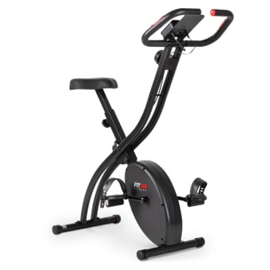 Bicicleta estática plegable FITFIU disco inercia 8kg y pulsómetro