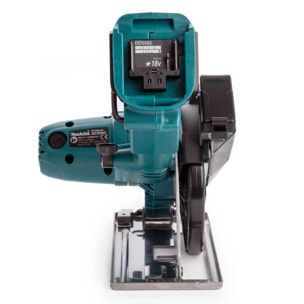 Sierra circular de metal 18 V Li-Ion 5 Ah Ø 136 mm MAKITA - 2 baterías, cargador, maletín - DCS552RTJ