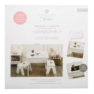 Table & 2 tabourets fille