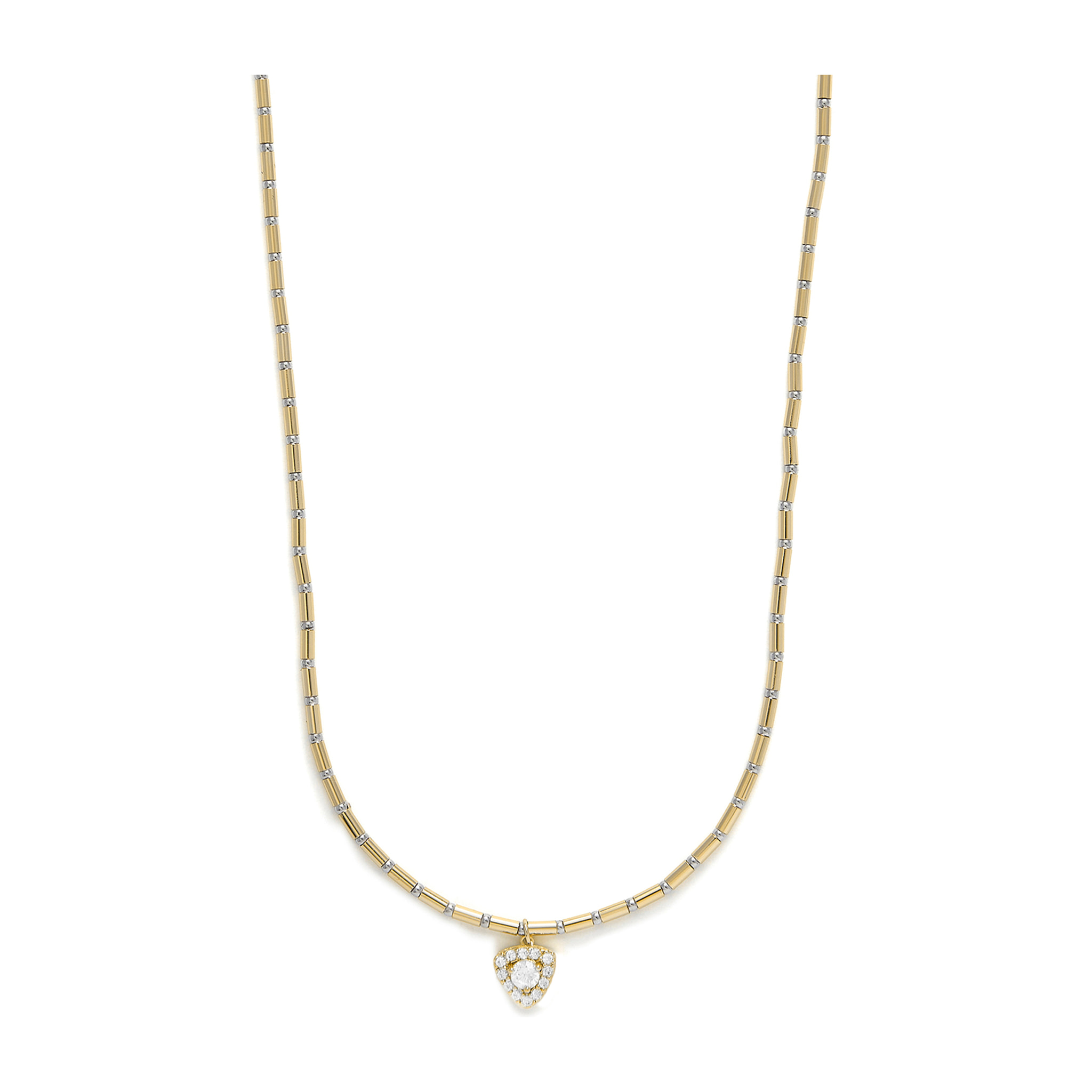 Collar Aldra acabado oro amarillo 18k