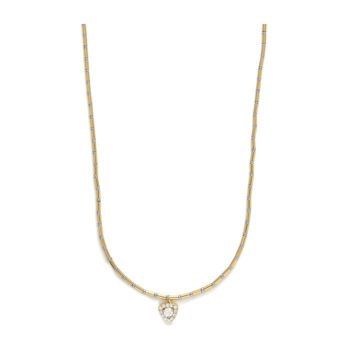 Collar Aldra acabado oro amarillo 18k