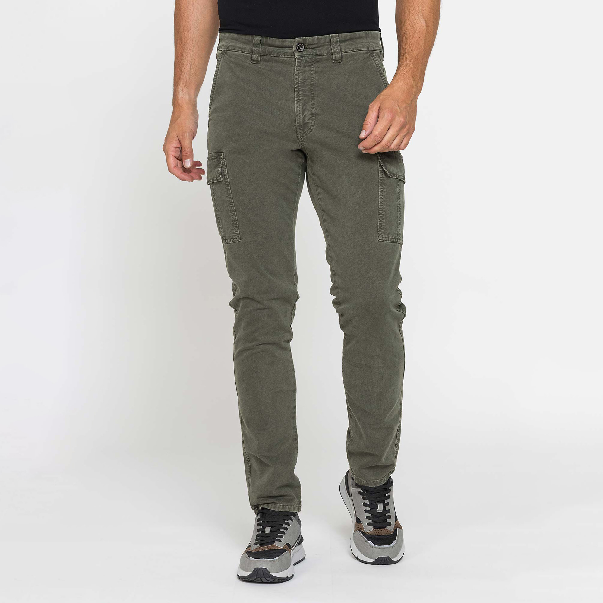 CARGO MOD. 619 SLIM FIT IN PESANTE GABARDINA STRETCH