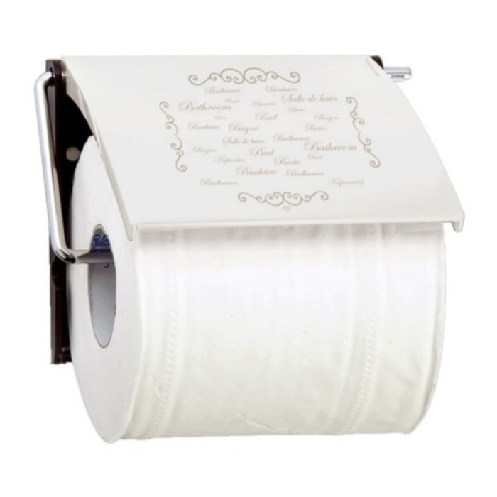 Porte rouleau papier wc PARIS Crème MSV