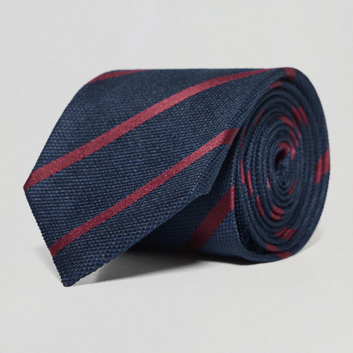 Pack de corbata y pañuelo de seda con detalle bordado Polo Club