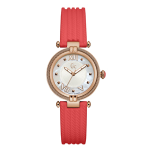 Reloj Guess Y18007L1 Mujer Analogico Cuarzo con Correa de Silicona